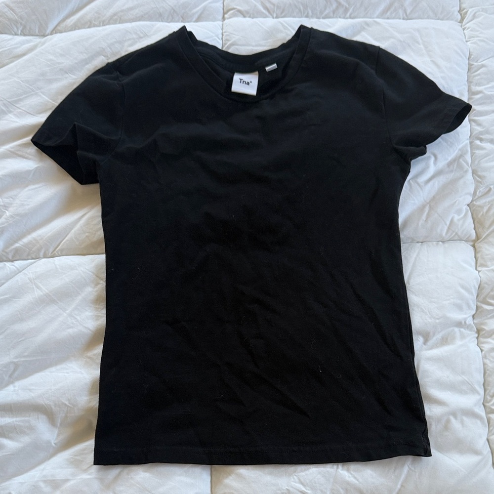 TNA Black Crew Neck Tee